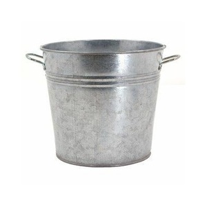 Oriental <b>Boho</b> Chic Metal Planter Pot Set 3 Piece Aluminium Hammered Surface Silver Finish Designed for Garden Room Application - Product Image 2