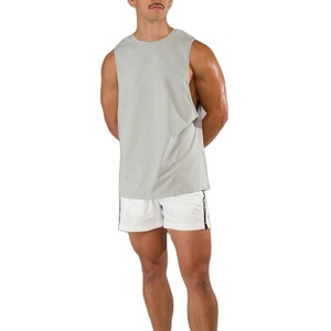 Camiseta sin mangas para hombre, talla grande, corte regular, cómoda, de secado rápido, superventas, fabricante al por mayor, jersey de gimnasio personalizado - Product Image 4