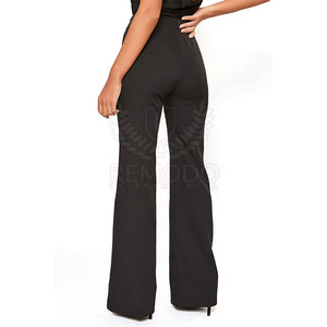 Pantalones Acampanados para Mujer al por Mayor, Cintura Alta Elástica, Ajustados, Frente Plano, Casuales y de Oficina, Venta al por Mayor - Product Image 5