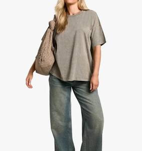 Nuevas modas, la mejor Fabricación, camisetas de secado rápido para mujer, lavado con ácido, ajuste holgado, manga corta, entrenamiento, uso al aire libre, ropa de verano - Product Image 3