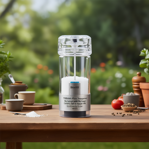 TORINO 85cm Transparent Rechargeable Ceramic Salt & <b>Pepper</b> Mill Eco-Friendly 9810S <b>Grinder</b> - Product Image 3