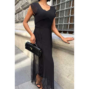 Vestido de tul y gasa con corte en cintura estilo imperio Archernar 2704-8 - Product Image 4