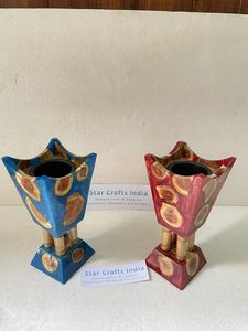 Quemador de incienso tradicional de madera y resina epoxi para todo tipo de incienso, venta completa, quemador de incienso portátil de Metal árabe Mubakhir - Product Image 2