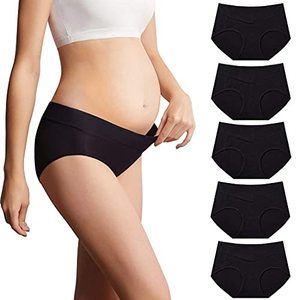 Braguitas Bordadas de Cintura Baja para Mujer, Suaves, Elásticas, de Color Sólido, Transpirables, Ropa Interior Íntima para Uso Diario - Product Image 1