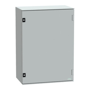 Per Schneider Electric NSYPLM75PG - Contenitore a parete in poliestere Thalassa PLM con porta liscia e piastra metallica per elettronica - Product Image 1