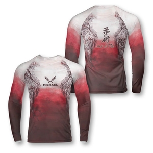 เสื้อแรชการ์ดแขนยาวพร้อมดีไซน์ตามสั่งป้องกันรังสียูวี - Product Image 4