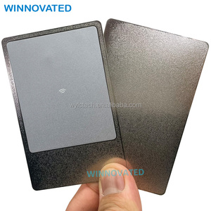 Tùy chỉnh thép không gỉ kim loại thành viên NFC thẻ với logo - Product Image 5