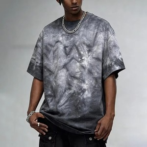 Camiseta Unisex de Manga Corta, Talla Grande, Colores Sólidos, Tejido de Punto 100% Algodón de 300 g/m², Nueva Camiseta Unisex con Logotipo Personalizado Teñido - Product Image 2