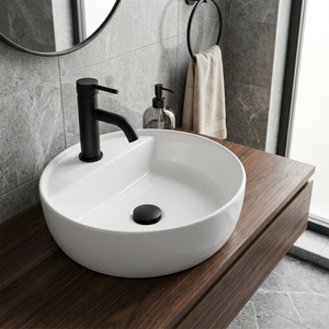Rubinetto Miscelatore per Lavabo Nero Opaco della Collezione Fiemme Koricini - Product Image 6