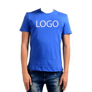 Camisetas de Cuello Redondo para Hombre, Mezcla de Poliéster al 50%, Manga Corta, Color Sólido, Mezcla de Algodón al 25%, Estampado Personalizado - Product Image 1