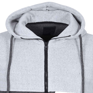 Panel cremallera nueva llegada mujeres personalizado Casual doble 100% algodón sudaderas con capucha OEM personalizado impreso logotipo al por mayor peso pesado - Product Image 4