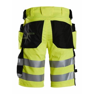 Pantalones cortos de seguridad de carga reflectantes de alta visibilidad Bolsillos múltiples Hi Vis Ropa de trabajo de seguridad para hombres Pantalones cortos de construcción para hombres - Product Image 3
