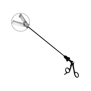 Allis Top Proveedores Atraumático 3X4 Dientes Doble acción 5mm X 31cm Manual de acero inoxidable Juego de instrumentos de fórceps de laparoscopia - Product Image 3