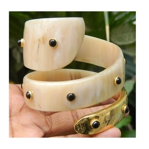 Snack Spiral Shape Antique Hand Cuff <b>Bracelet</b> Jewelry Hot Style Horn <b>Bracelet</b> <b>for</b> Women and <b>Girl</b> Antique Fashion Bangle Jewelry - Product Image 1