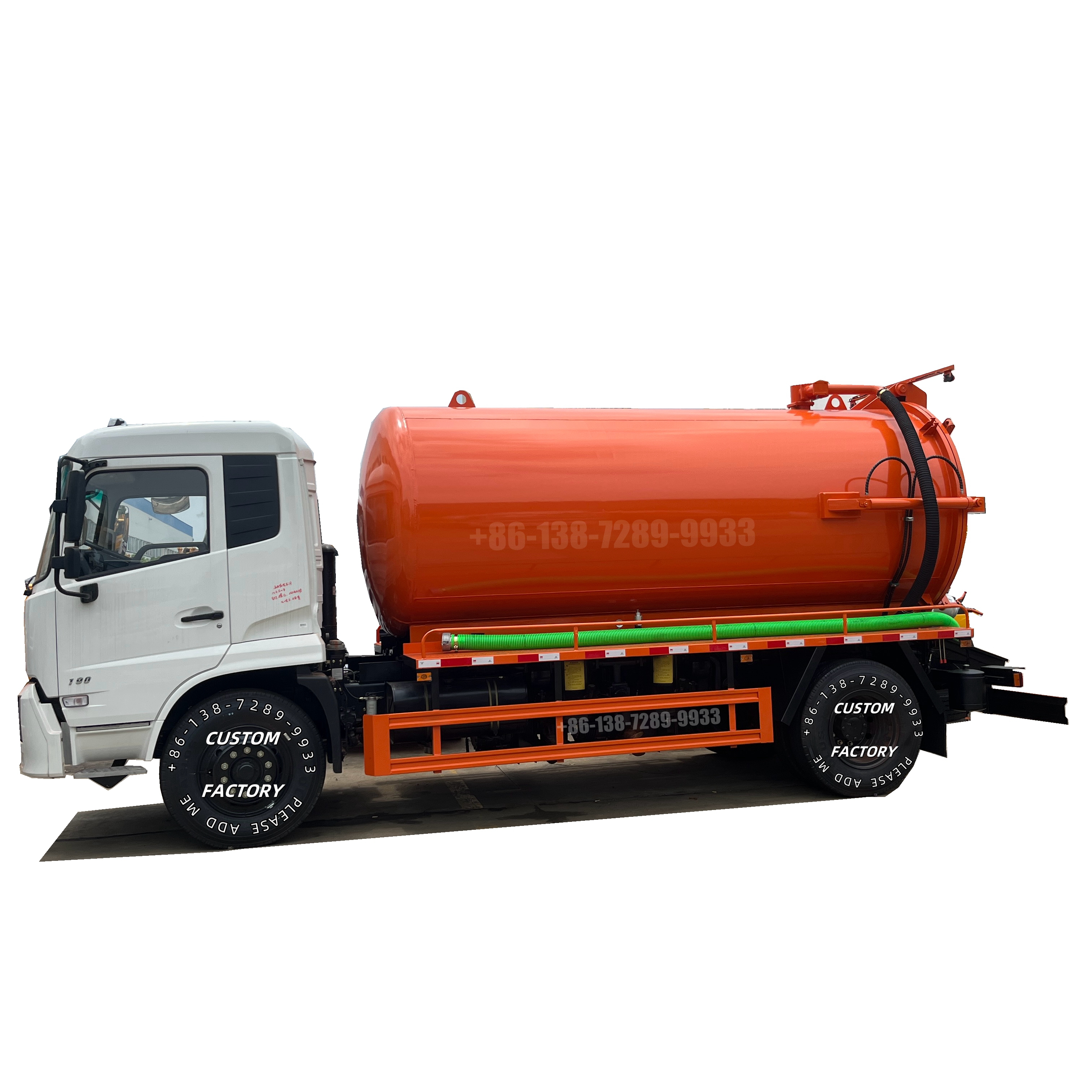 Dongfeng 12-15cbm завод 4x2 мини 15000 литров вакуумного всасывания сточных вод Автоцистерна для продажи