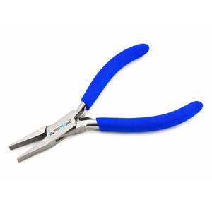 Alicates Profesionales de Punta Plana para Joyería de 115 mm con Empuñadura Azul - Product Image 1