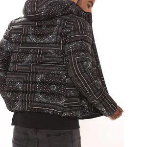 Veste bouffante pour homme à manches longues, confortable, légère et bon marché/Veste bouffante pour homme avec impression de logo personnalisé - Product Image 6