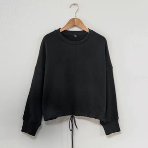 Nouveaux sweats élégants de haute qualité 100% coton Streetwear pour femme Design décontracté personnalisé en gros sweats à capuche tricotés - Product Image 2