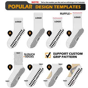 Chaussettes de Pilates à cinq doigts avec logo personnalisé pour femmes et jeunes, chaussettes de yoga en coton doux à dégradé tie-dye antidérapantes, vente en gros - Product Image 5