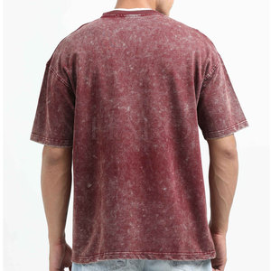 เสื้อยืดสไตล์ลำลองคลาสสิกสำหรับผู้ชาย ผ้าฝ้ายฟอกสี ให้สัมผัสนุ่ม สวมใส่สบาย เหมาะสำหรับใส่ในชีวิตประจำวัน - Product Image 5