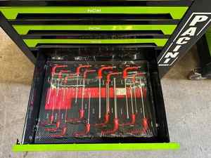 Caja de herramientas de Metal de 7 cajones, caja de herramientas portátil impermeable para camión de hierro para almacenamiento de herramientas, tamaño personalizado para el hogar - Product Image 4