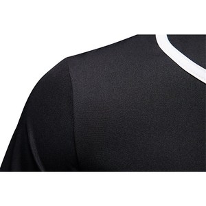 Camiseta de béisbol de manga corta de poliéster de alta calidad, ropa deportiva transpirable a rayas en blanco y negro, uniformes, camisas de talla grande - Product Image 3