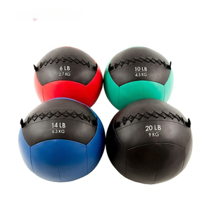 Coosport Fitness Pelota de peso Gimnasio Entrenamiento de fuerza Pelota medicinal suave Logotipo personalizado Pelotas medicinales de goma - Product Image 4