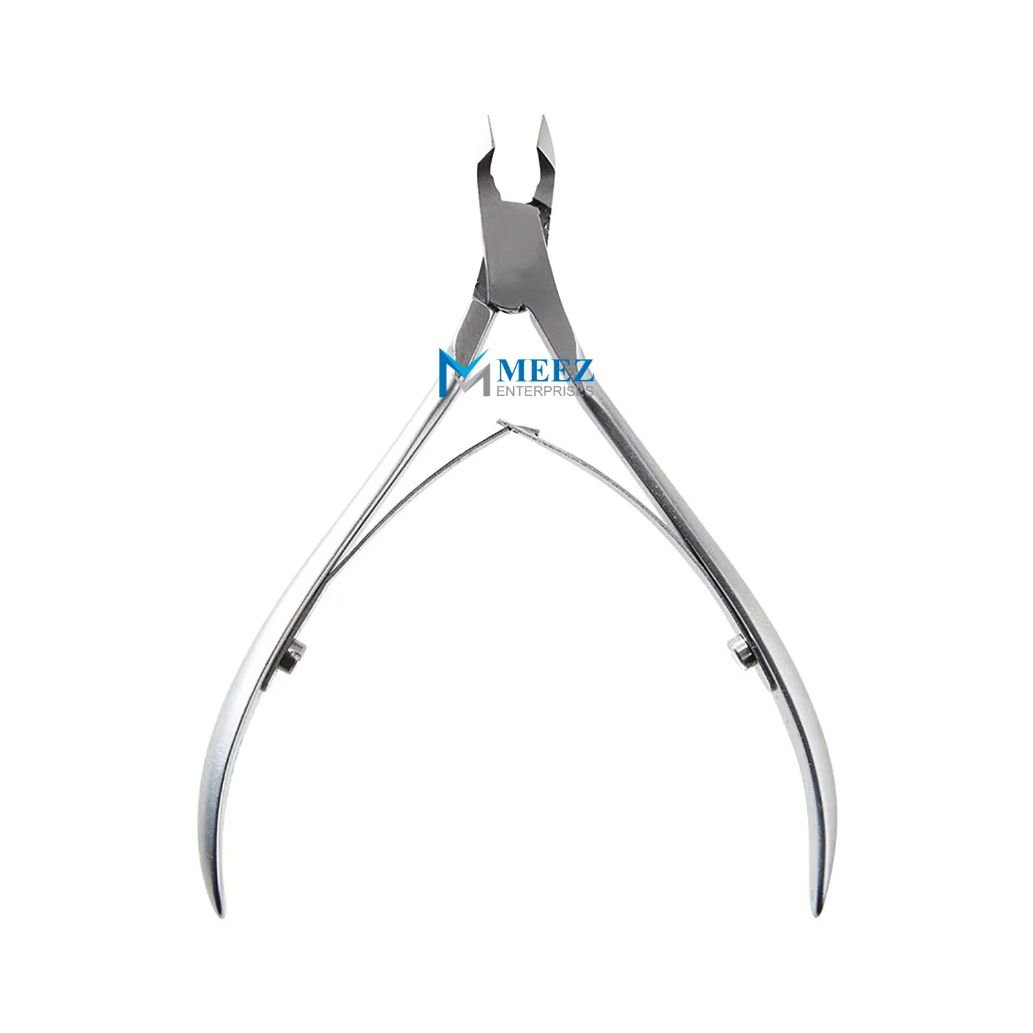 Professionele Cuticle Nipper Kaak Roestvrij Staal Met Dubbele Lente Lap Joint Fabriek Custom Teen Nail Clipper