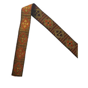 Narrow Embroidery Trimming Polyester Jacquard Webbing Lace <b>Ribbon</b> for African DIY Garment Accessory - Product Image 5
