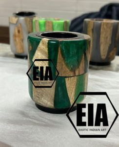 Elegante Quemador de Incienso de Resina de Madera Mubkhar Hecho a Mano, NUEVO, Incienso Tradicional de la India, Bakhour, Bakhoor, Dukhoon - Product Image 4