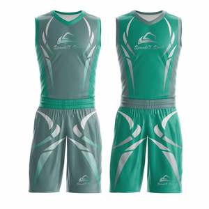 Maillots de basket-ball réversibles personnalisés chemises doubles durables pour l'école et les équipes de club été imprimé conception respirante de grande taille - Product Image 1