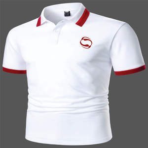 Golf de la mejor opción para hombre para Polo Logotipo personalizado Impreso Polos de secado rápido Tallas grandes Poliéster liso Sublimación en blanco - Product Image 2
