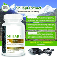 Kapsul Softgel Herbal Ekstrak Shilajit Private Labels Extra Strength Stamina Power 500 mg