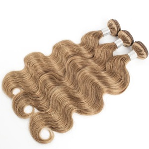 Blonde Remy Hair Trame Extensions et Bundles Brut Naturel Deep Curl Body Wave Styles Tailles En Vrac 8 \ "20 \" 26 \ "28 \" Perruques" - Product Image 6