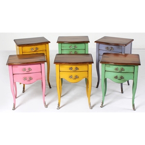 Mesas de Centro Serie 5107 con Dos Cajones Finamente Acabados, Medidas 45x35x70, Se Venden a Precios de Mayoreo - Product Image 5