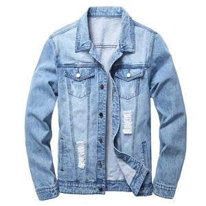 Breathable High Quality Customized Design Fashionable Stylish <b>Denim</b> <b>Jacket</b> Custom 100% Cotton <b>denim</b> <b>jacket</b> for men - Product Image 1