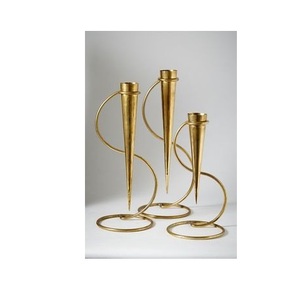 Rustic metal <b>candle</b> <b>holder</b> centerpiece ideal for farmhouse kitchens <b>garden</b> patios outdoor dining spaces and countryside homes - Product Image 1