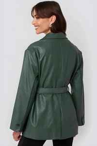 Nuevo abrigo de cuero de alta calidad para mujer, chaqueta de cuero de oveja genuina para mujer, producto de invierno con chaqueta de cuero de piel de oveja genuina - Product Image 6