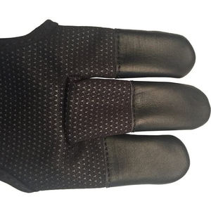 Guantes de Tiro con Arco de Cuero Vacuno de Tres Dedos, Guantes Deportivos Duraderos para Práctica de Tiro con Arco y Entrenamiento de Tiro con Arco al Aire Libre - Product Image 3