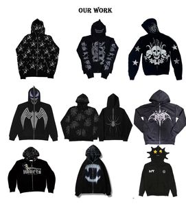 Nuevo diseño, personaliza tu propio logotipo, sudaderas con capucha lisas con forro de satén, sudaderas unisex casuales y económicas con capucha de satén - Product Image 6