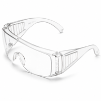 Lunettes de sécurité anti-buée résistantes aux chocs, protection oculaire transparente résistante aux rayures pour le travail du bois, le laboratoire et la construction