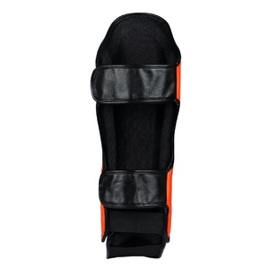Vente en gros de protège-tibias professionnels en cuir de vachette de haute qualité Logo personnalisé Football adulte Protection sportive Muay Thai tactique - Product Image 5