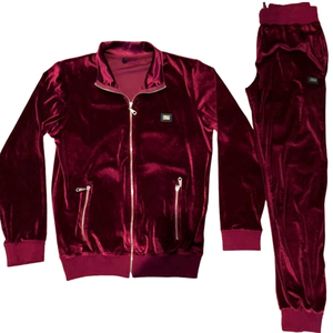 Conjunto Deportivo Unisex de Terciopelo Ecológico de Talla Grande, Calidad Premium, Estilo Urbano, Moderno y Cómodo - Product Image 1