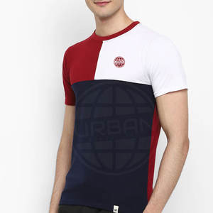 Camisetas informales de algodón 100% para hombre, transpirable, cuello redondo, estampado de marca personalizado, patrón sólido - Product Image 3