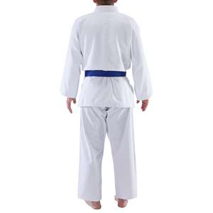 Traje de judo de alta calidad, listo para entrenar, con tela de algodón resistente que proporciona flexibilidad y un ajuste confiable en las competiciones, a la venta. - Product Image 4