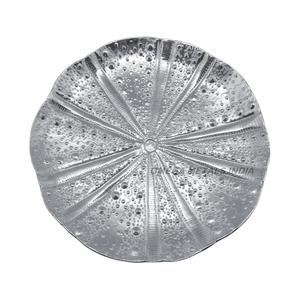 Cuenco de pedestal decorativo de Metal negro de alta calidad con asas dobles Diseño festoneado único Acento elegante para comedor y exhibición - Product Image 2