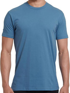 Ropa Kits Diseño de cuello redondo Camisas de ajuste regular 60% algodón 40% poliéster Camiseta Lisa para hombres - Product Image 3