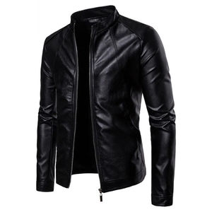 Chaqueta de Cuero para Motocicleta de Invierno para Hombre, Talla XXL, Diseño Personalizado de Fábrica, Chaquetas Negras para Hombre - Product Image 5