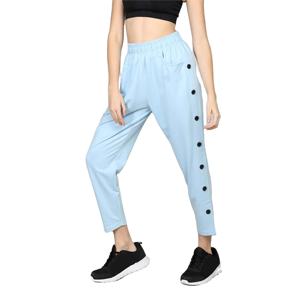 Women Casual Long Pants Mid Waist Buttoned Side Cargo Jogger Pants Summer Quick Dry Breathable - Product Image 5