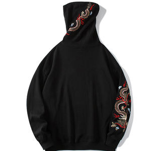 Venta al por mayor de fábrica sudaderas con capucha de diamantes de imitación 100% algodón personalizado gráfico impreso hombres francés Teery Ditressed Hoodie - Product Image 2